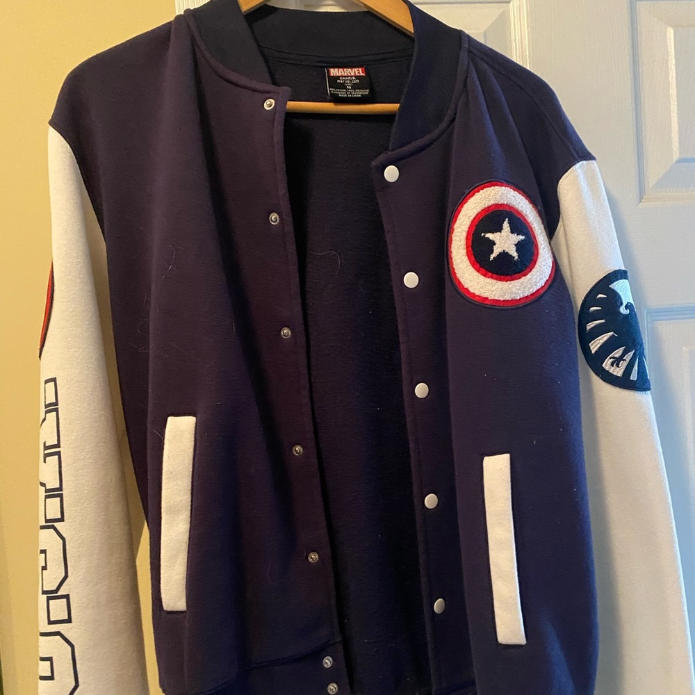 Marvel Captain America letterman style jacket